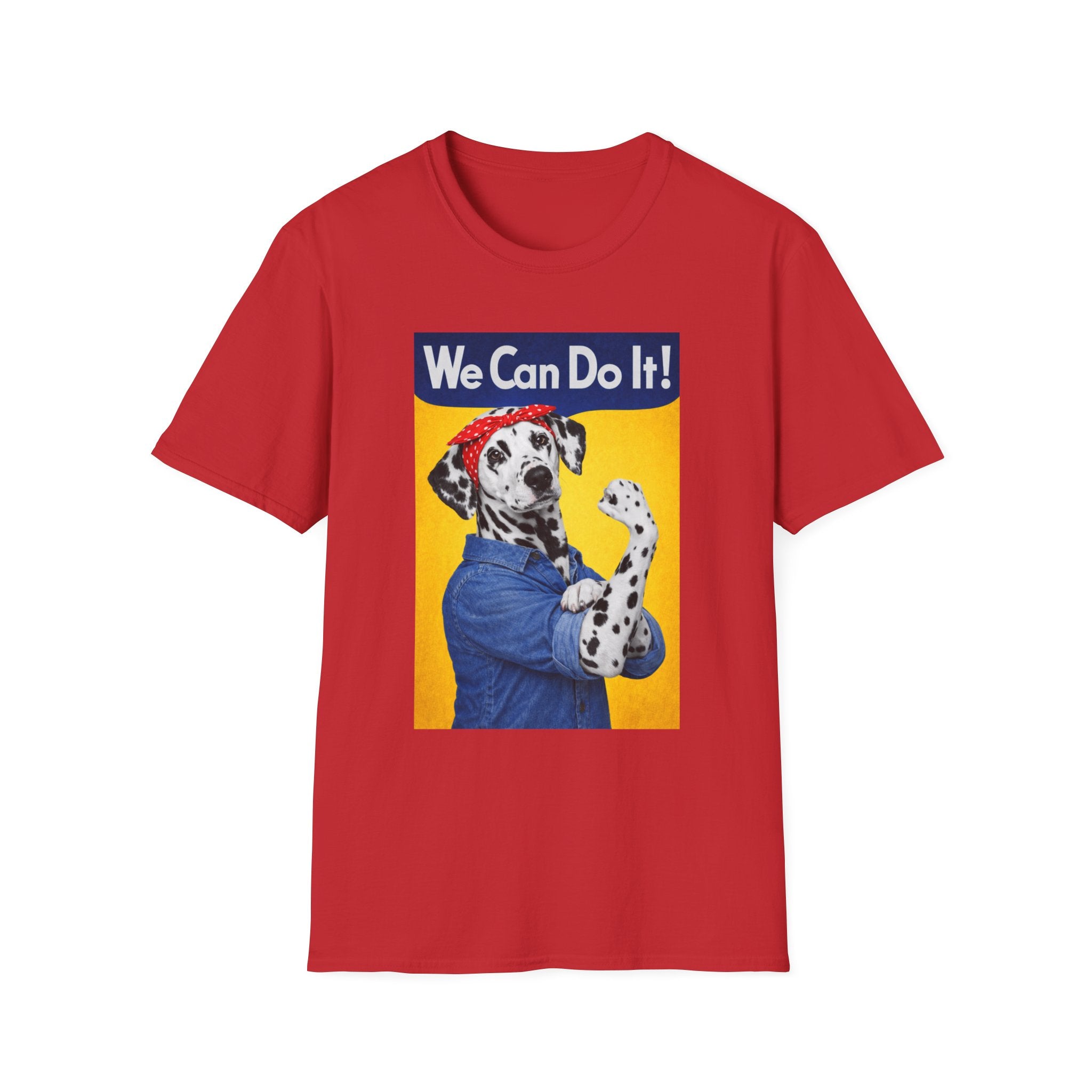 We Can Do It! Dalmatian Rosie the Riveter T-Shirt