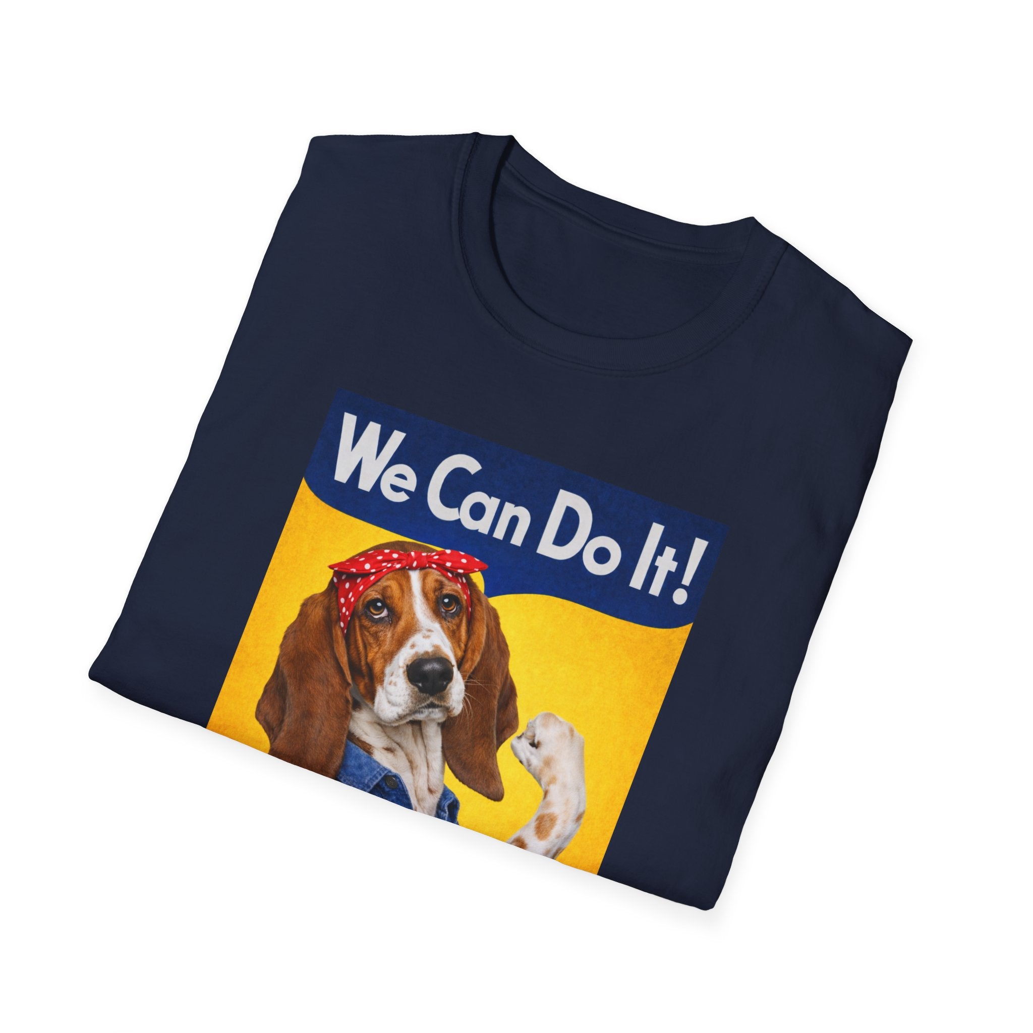We Can Do It! Dog Rosie Riveter T-Shirt