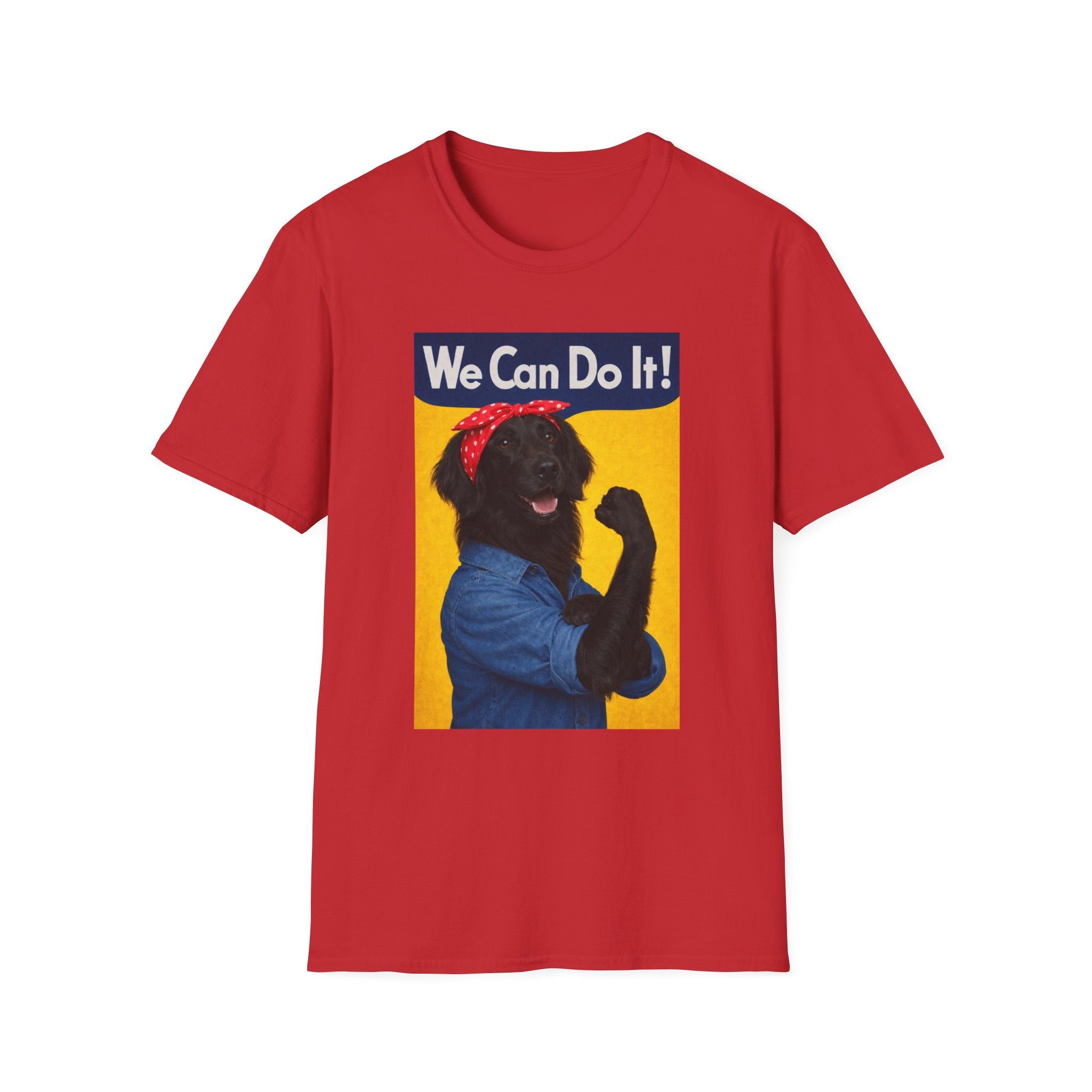 We Can Do It! Dog Rosie Riveter T-Shirt