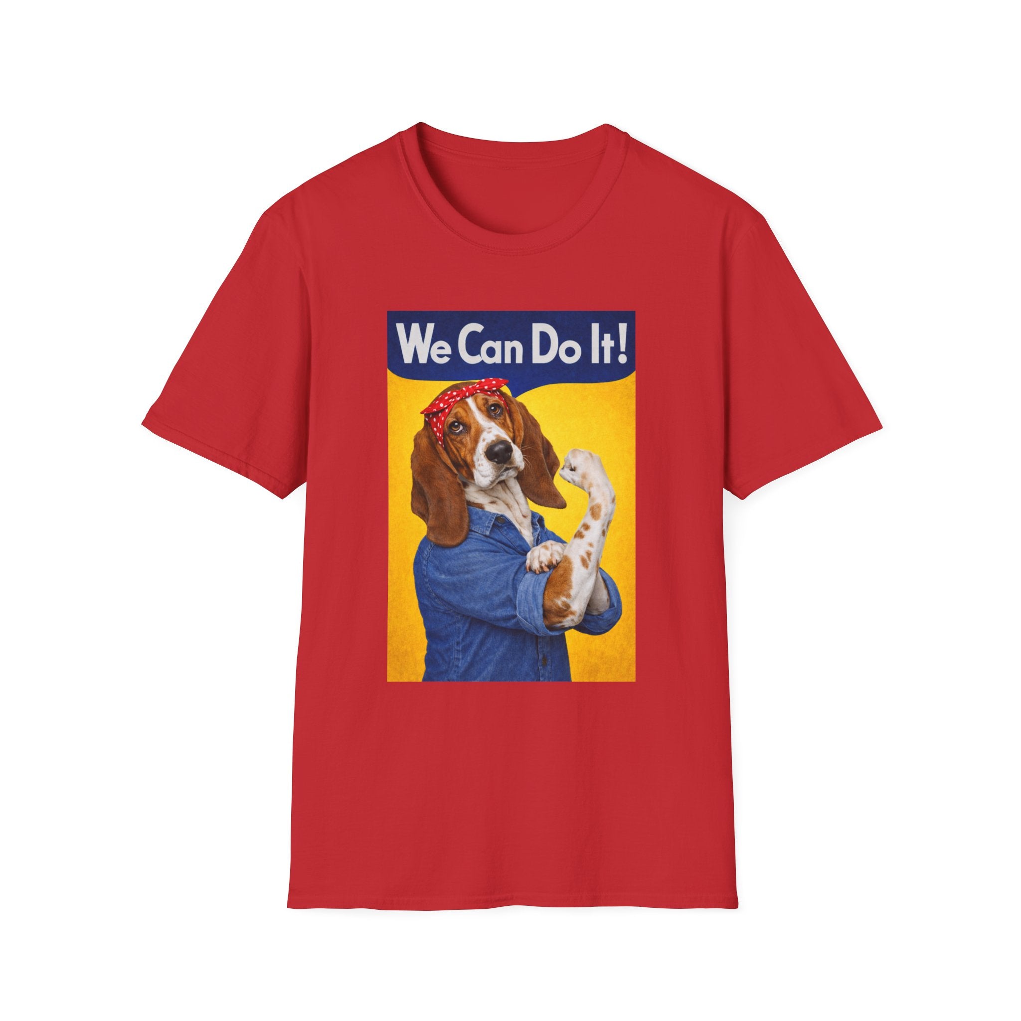 We Can Do It! Dog Rosie Riveter T-Shirt