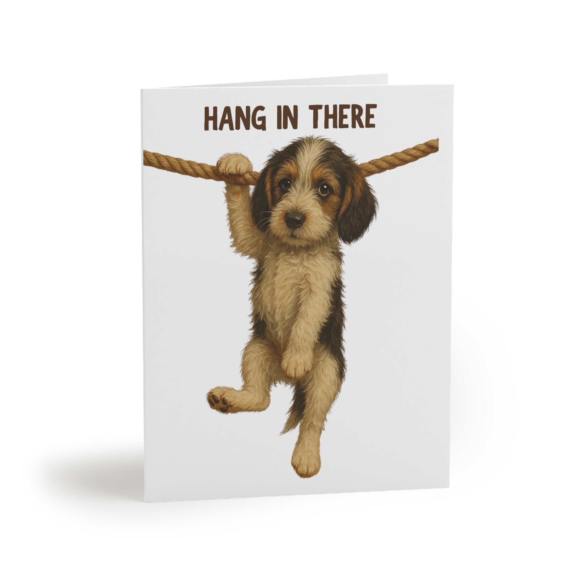 Hang In There Puppy Greeting Cards — Pack of 8/16/24 Encouragement Note Cards