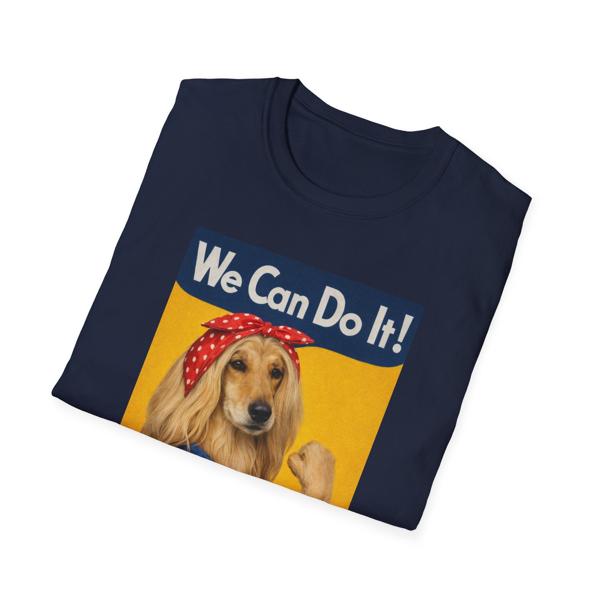 We Can Do It! Dog Rosie T-Shirt