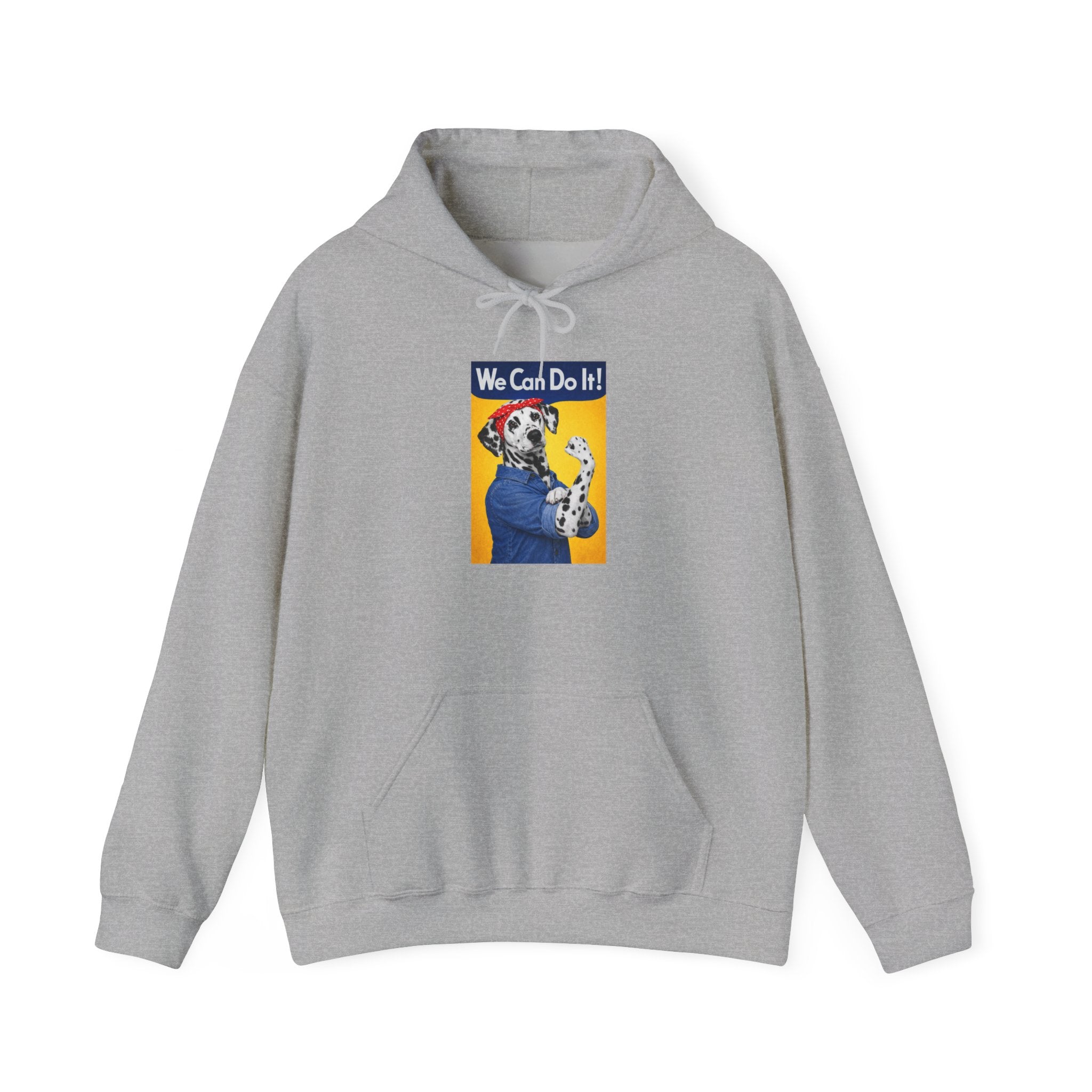 Rosie the Riveter Hoodie - "We Can Do It!" Vintage Feminist Graphic Sweatshirt