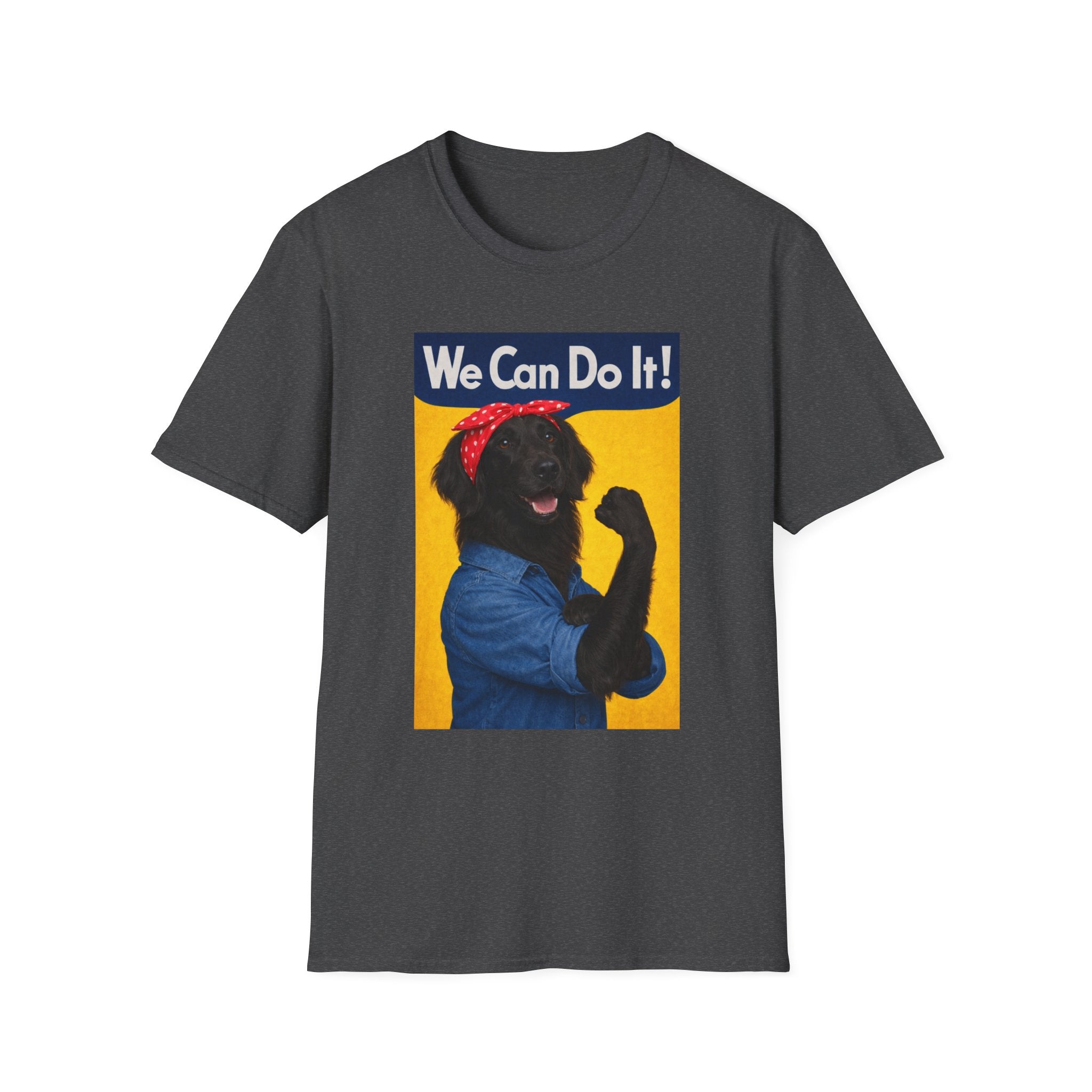 We Can Do It! Dog Rosie Riveter T-Shirt