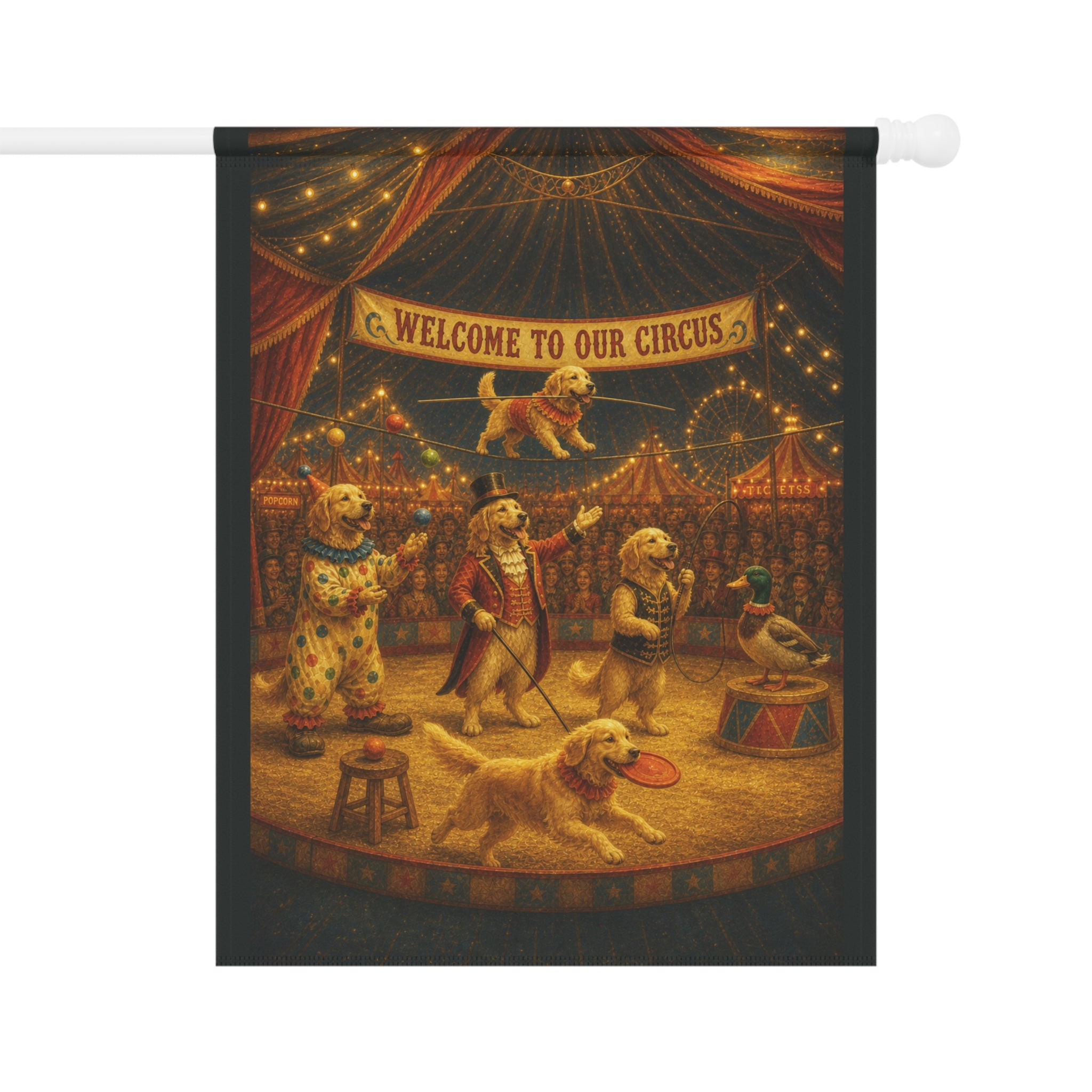 Welcome To Our Circus - Golden Retrievers