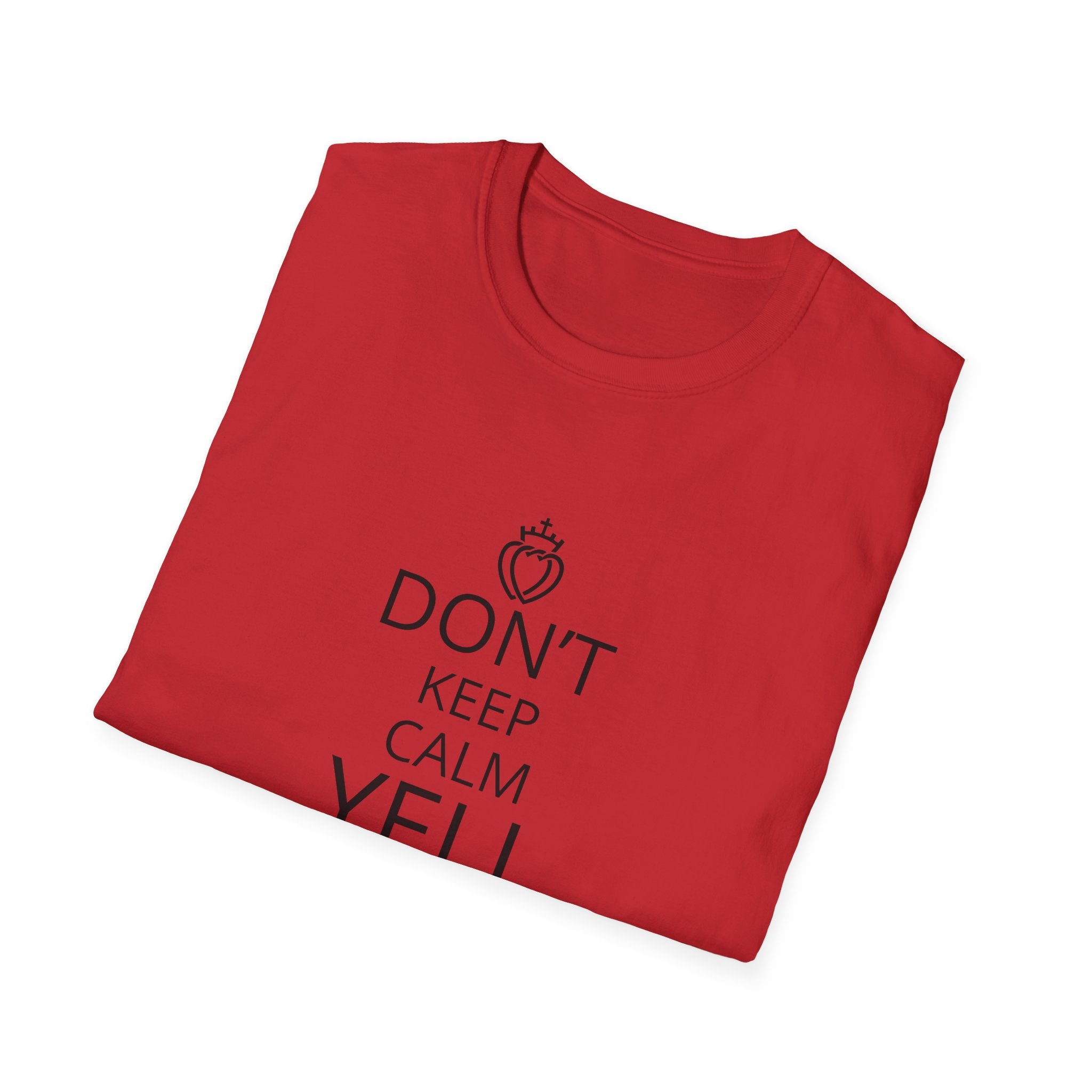 T‑Shirt — "Don’t Keep Calm, Yell Tally Ho!" Vintage hunt Slogan Tee