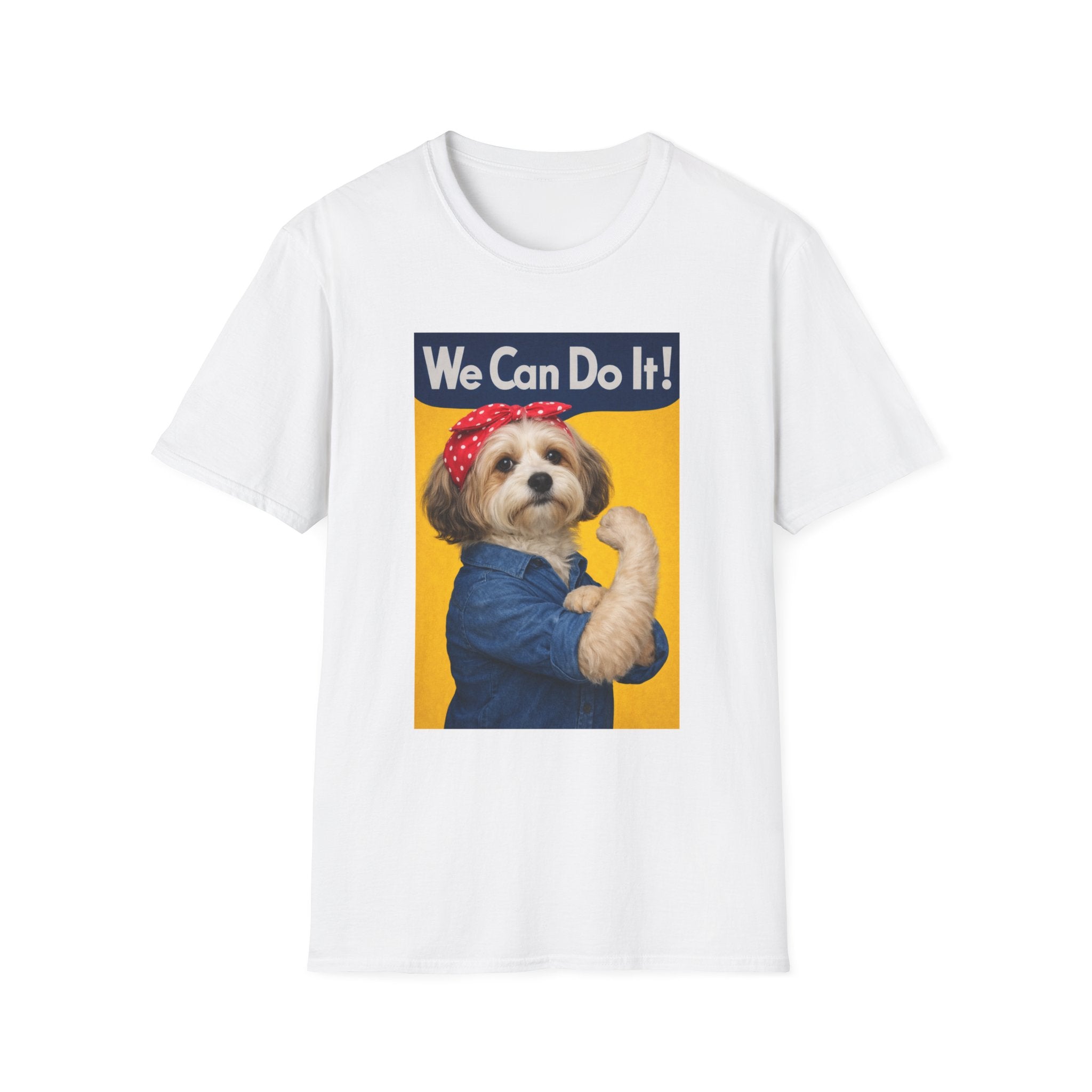 We Can Do It! Dog Rosie T-Shirt