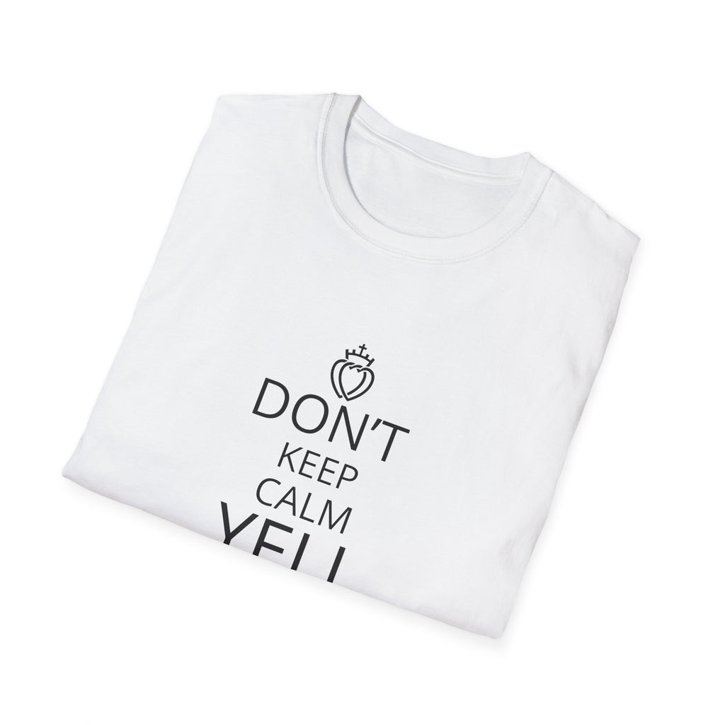 T‑Shirt — "Don’t Keep Calm, Yell Tally Ho!" Vintage hunt Slogan Tee