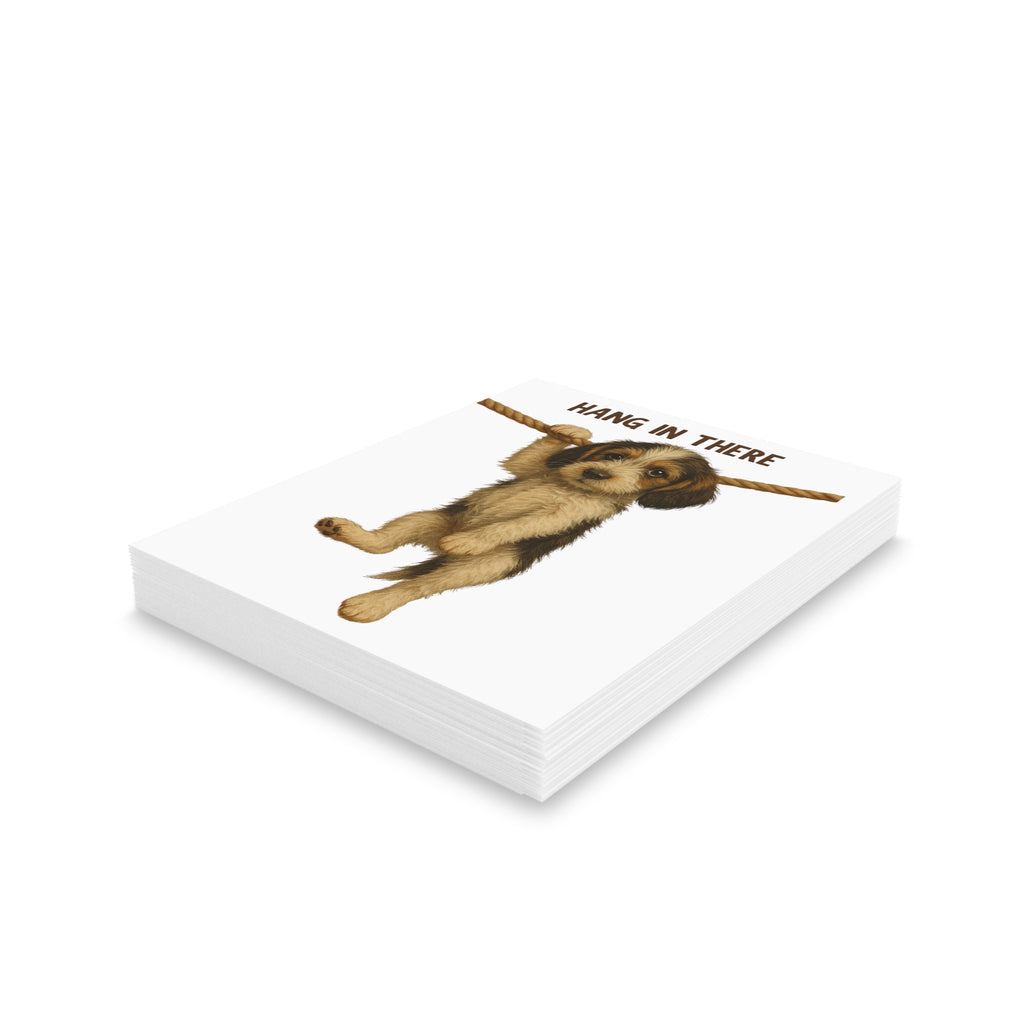 Hang In There Puppy Greeting Cards — Pack of 8/16/24 Encouragement Note Cards