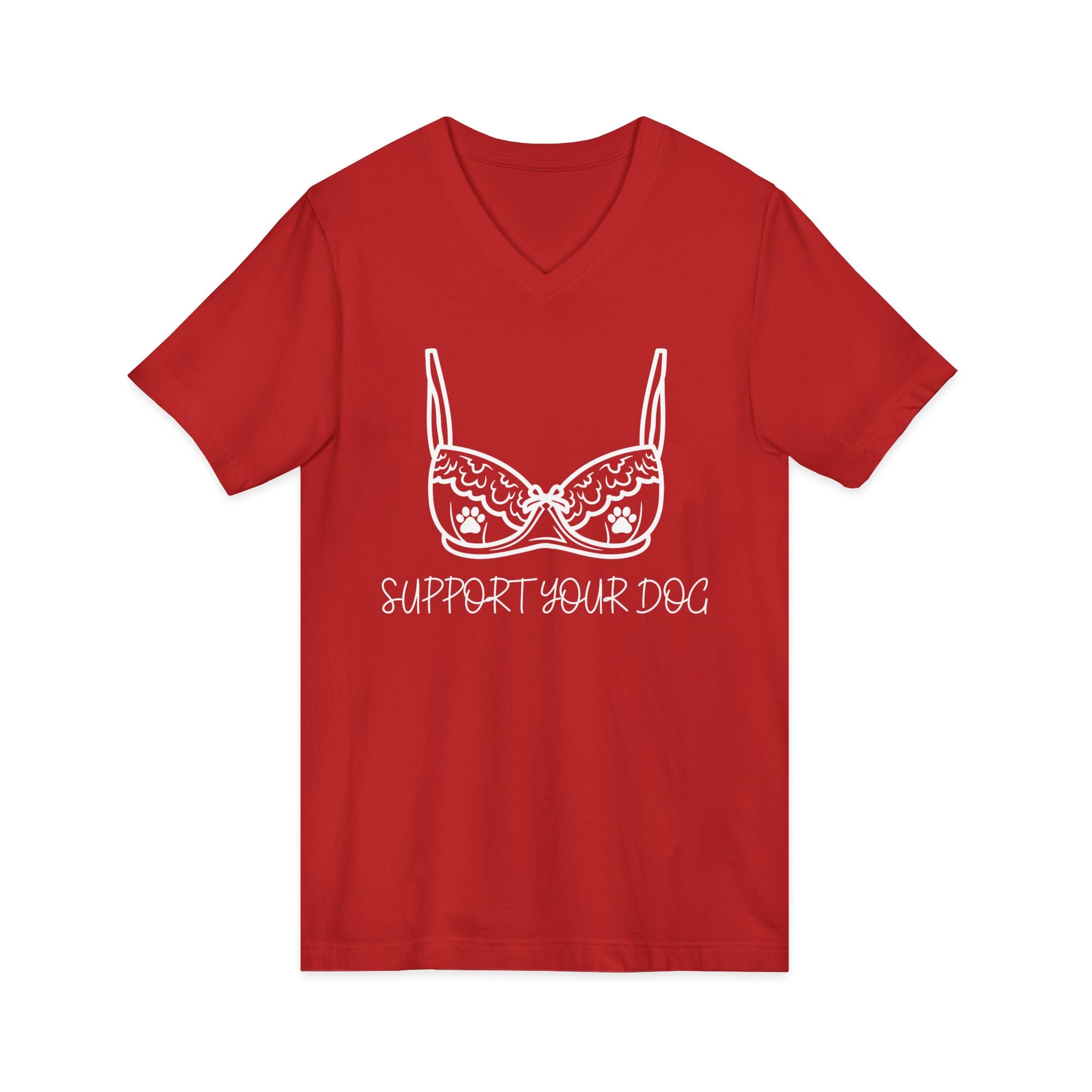 Support Your Dog - Men's/Unisex V Neck