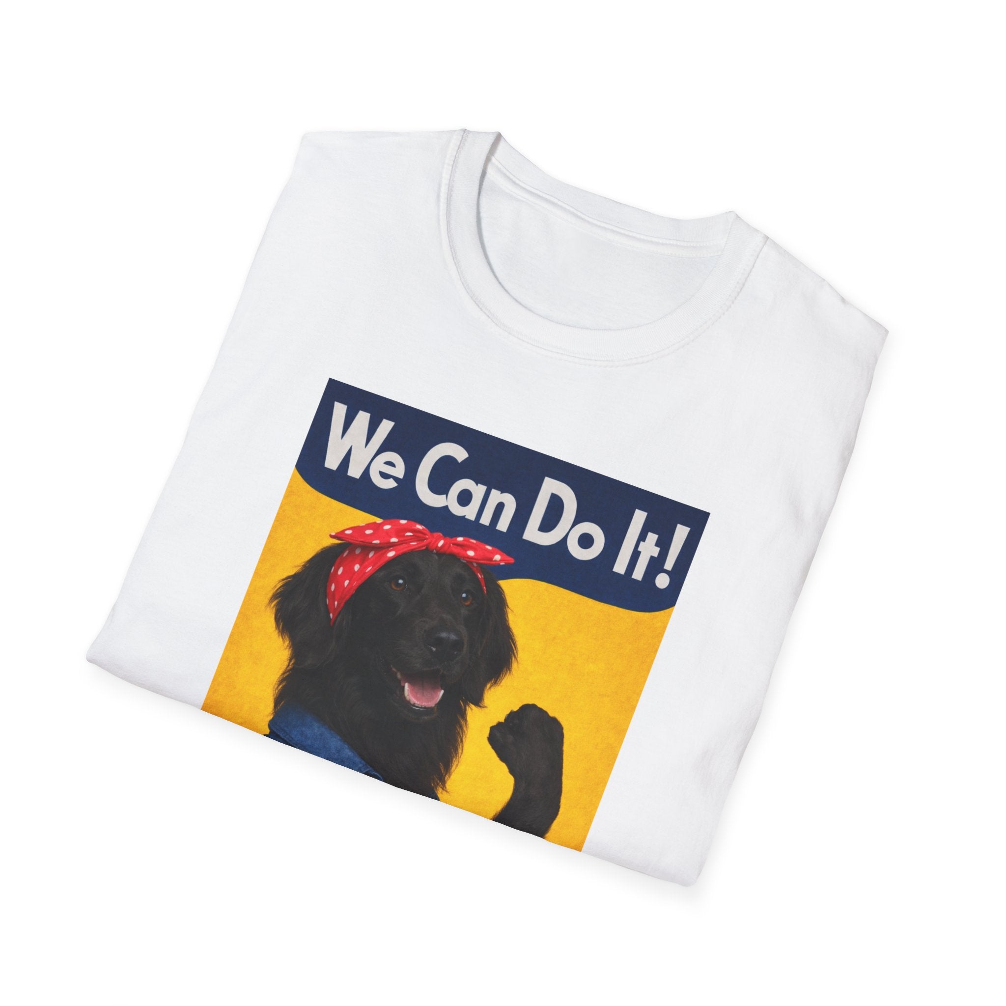 We Can Do It! Dog Rosie Riveter T-Shirt
