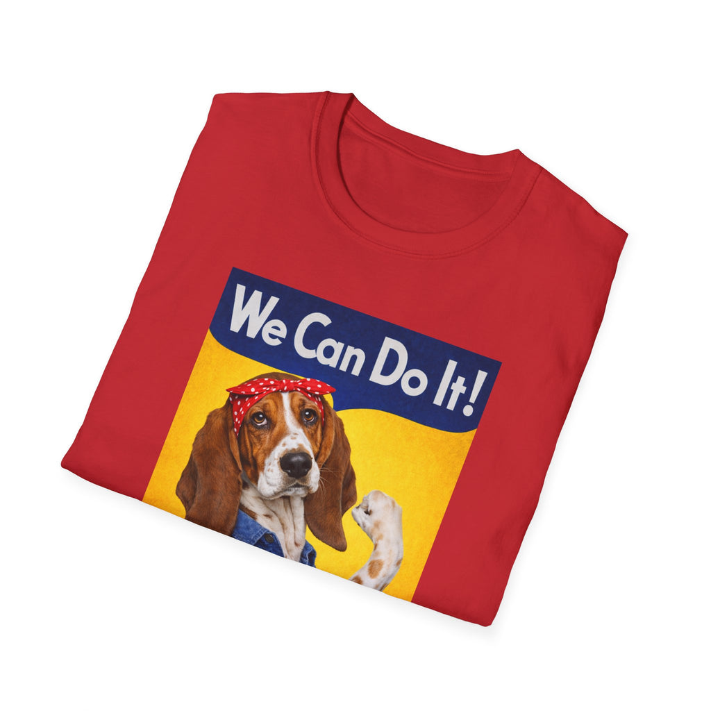 We Can Do It! Dog Rosie Riveter T-Shirt