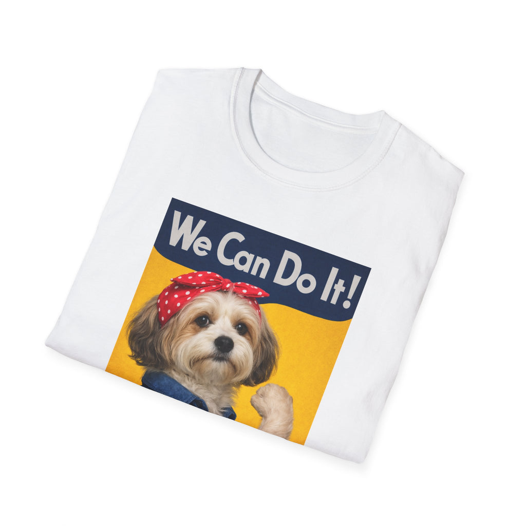 We Can Do It! Dog Rosie T-Shirt