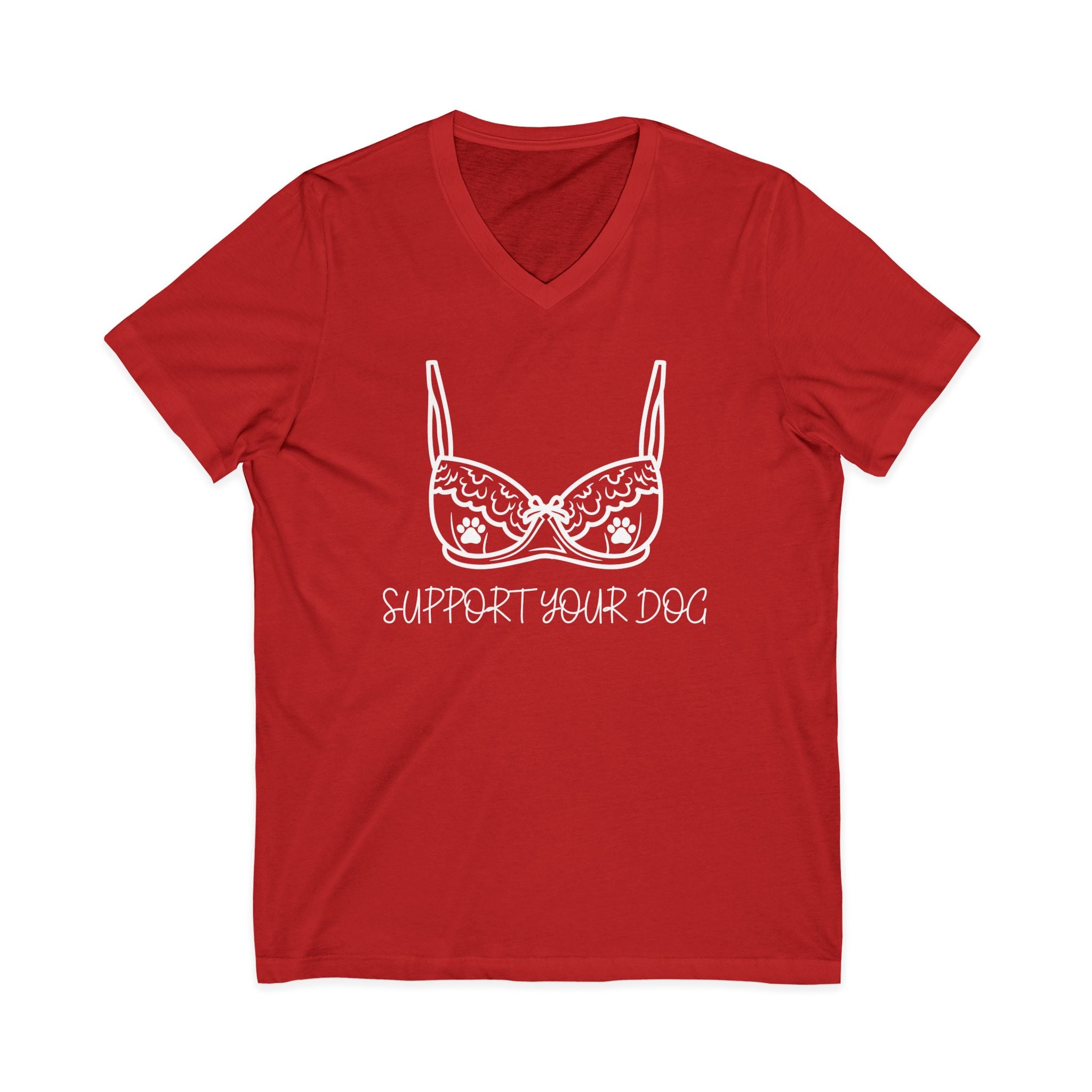 Support Your Dog - Men's/Unisex V Neck