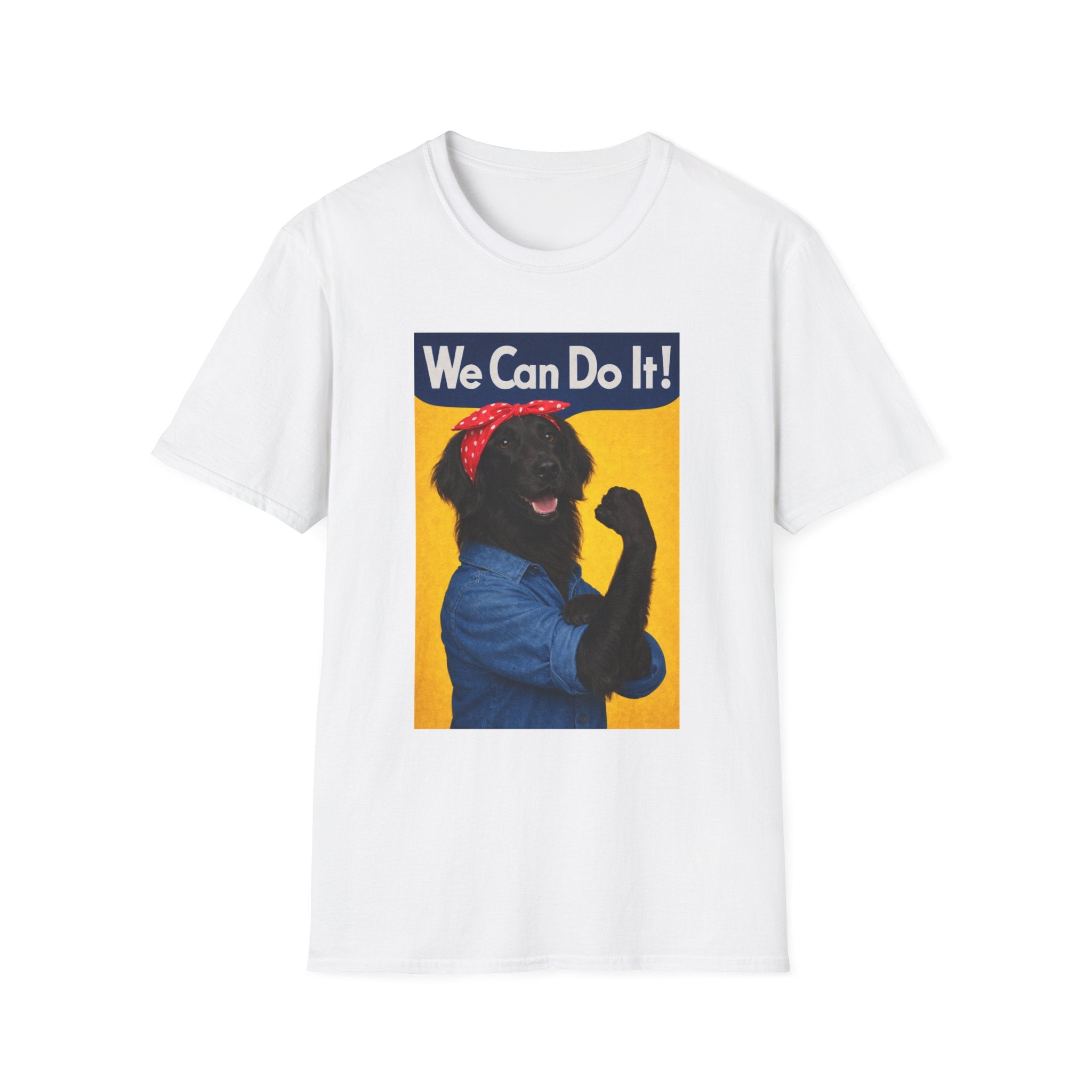 We Can Do It! Dog Rosie Riveter T-Shirt