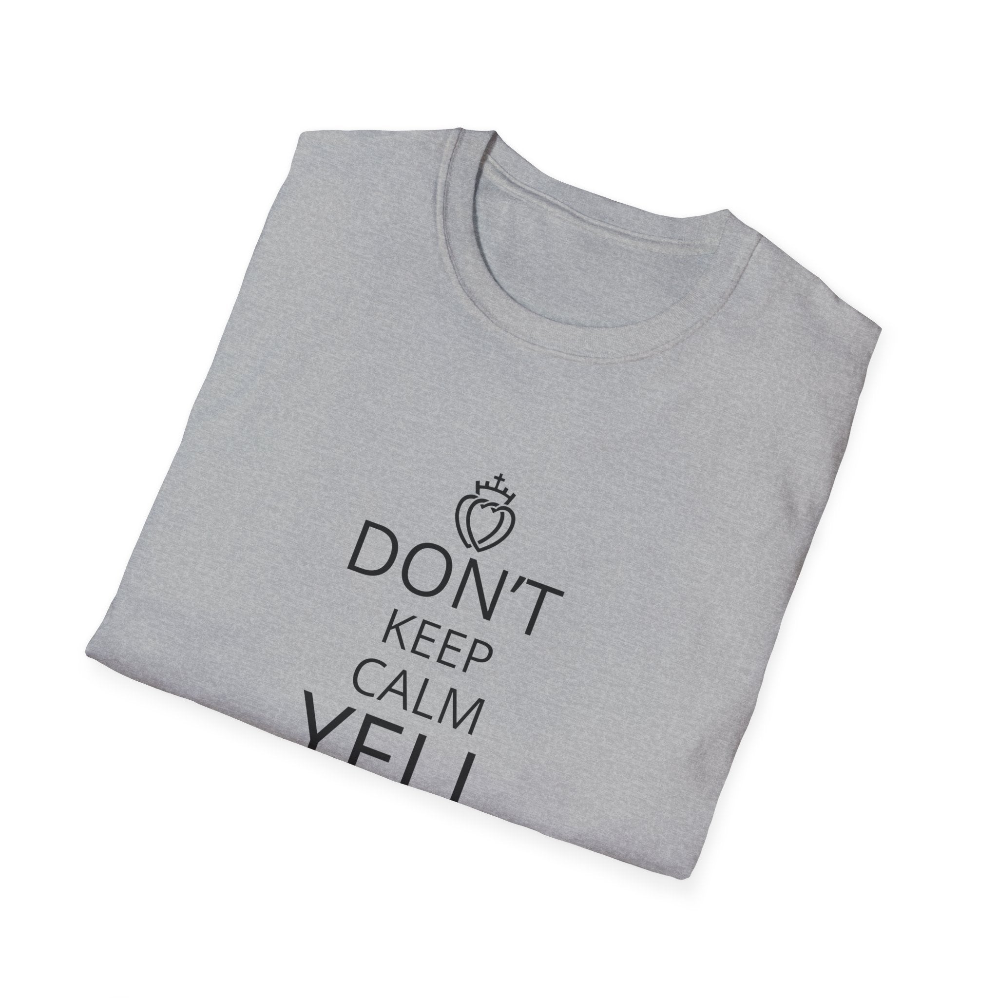 T‑Shirt — "Don’t Keep Calm, Yell Tally Ho!" Vintage hunt Slogan Tee