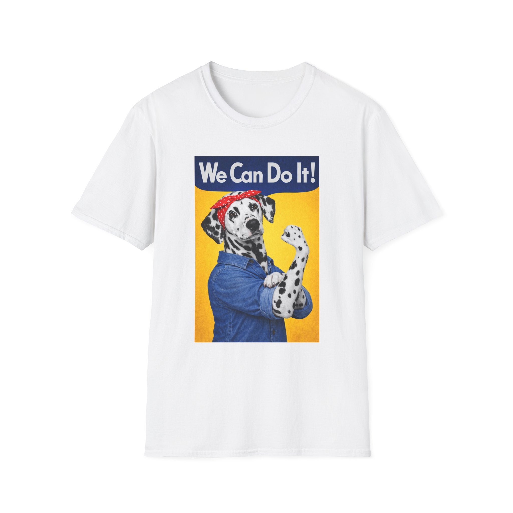 We Can Do It! Dalmatian Rosie the Riveter T-Shirt