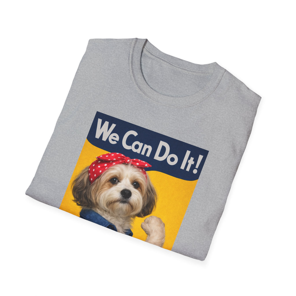 We Can Do It! Dog Rosie T-Shirt
