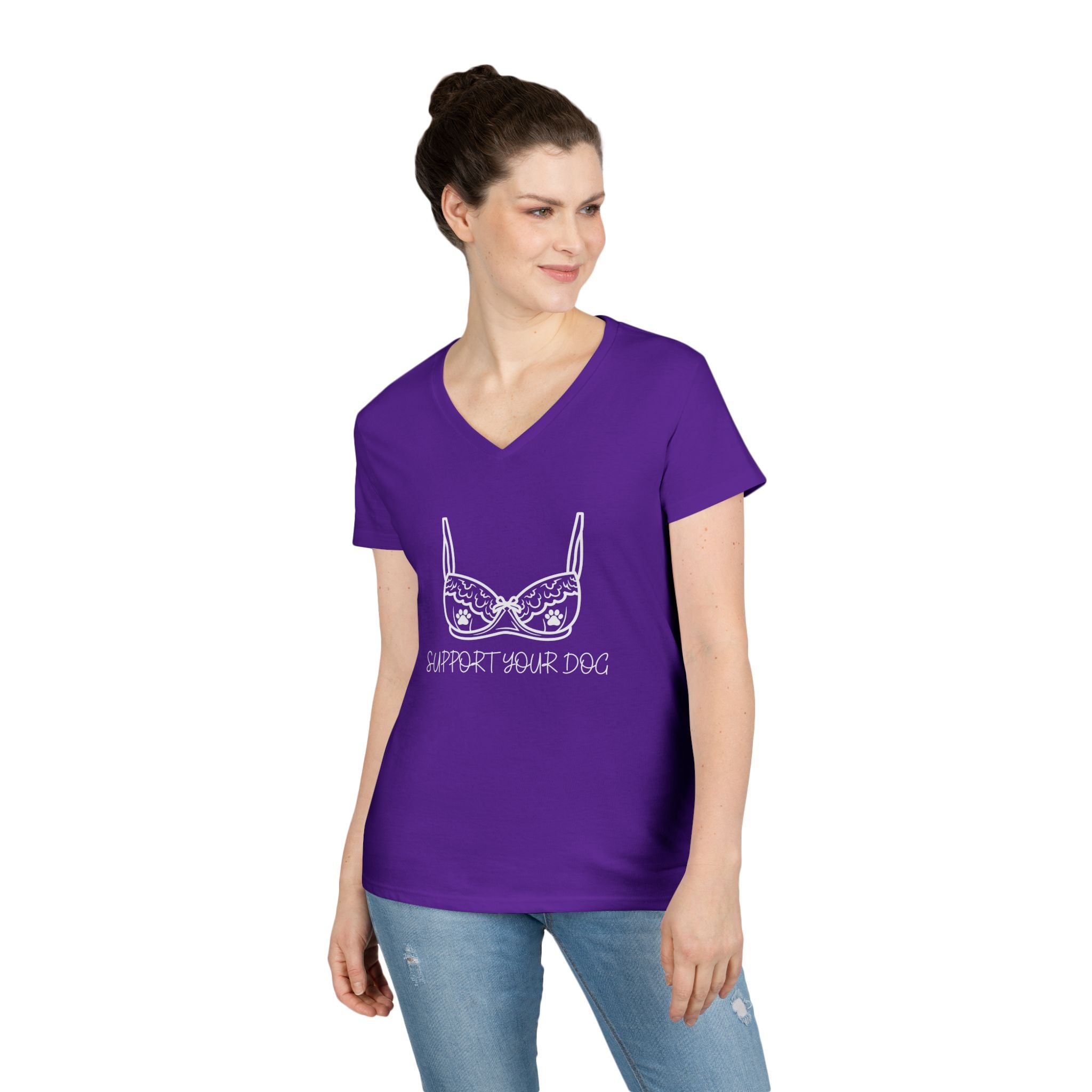 Support Your Dog - Women's V Neck
