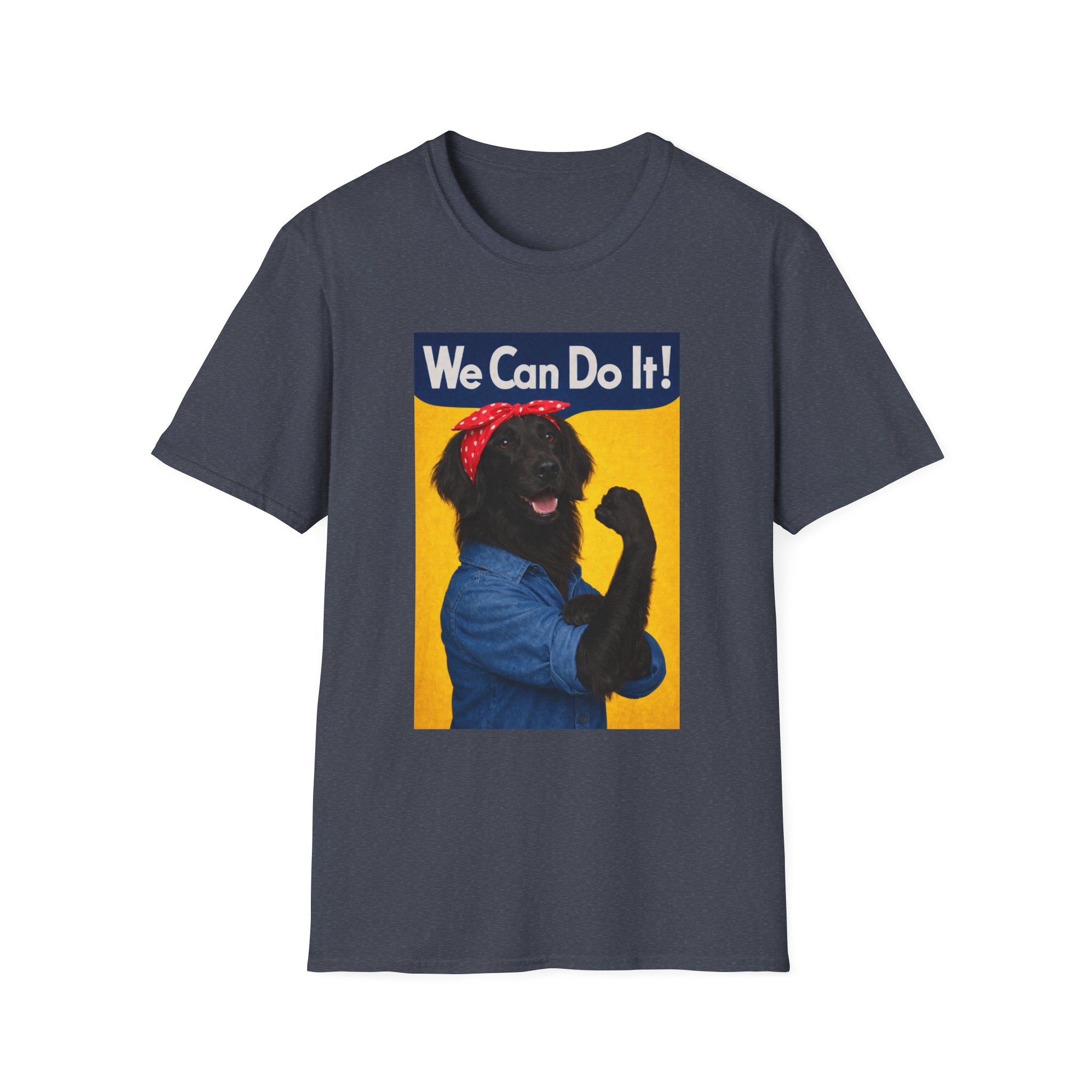 We Can Do It! Dog Rosie Riveter T-Shirt