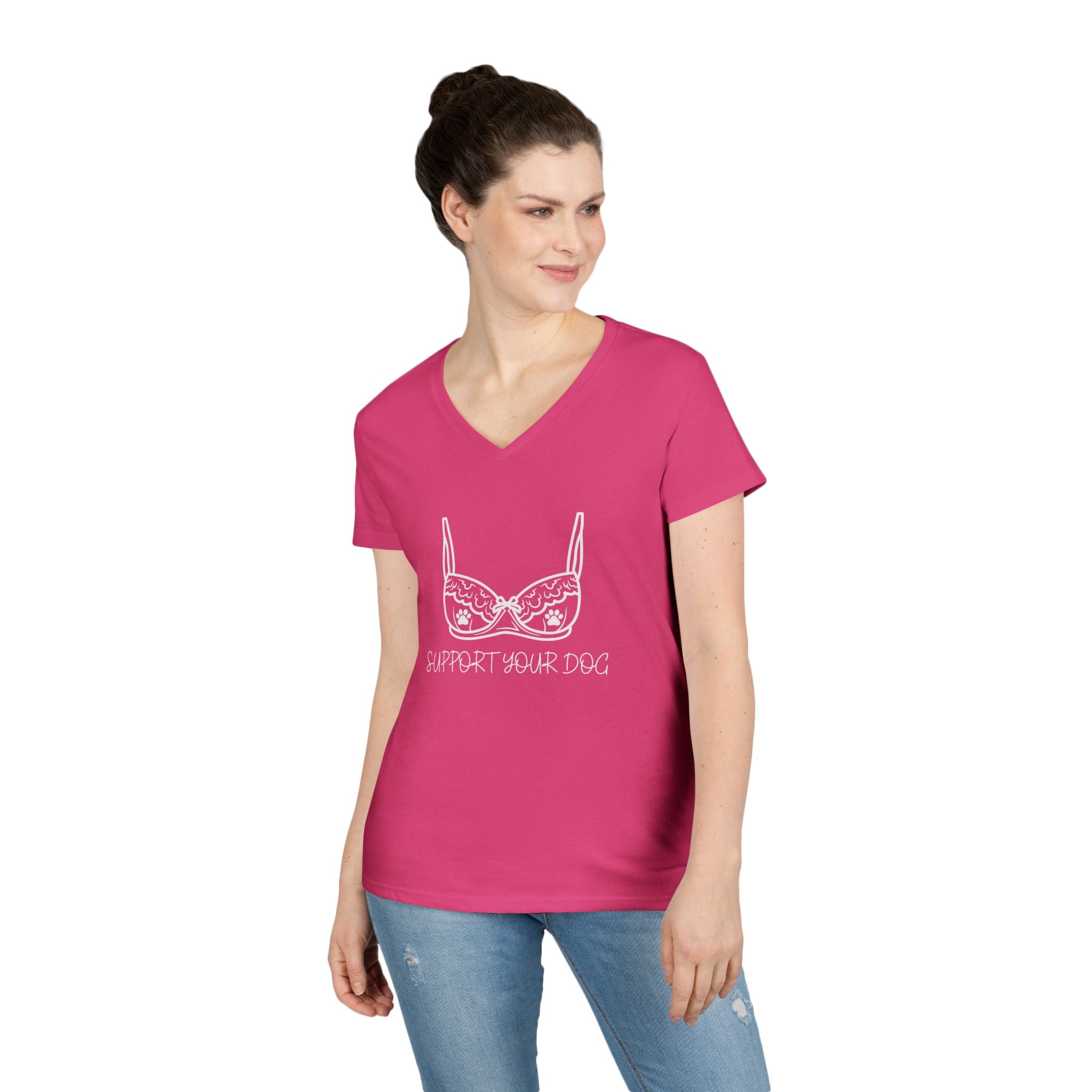 Support Your Dog - Women's V Neck
