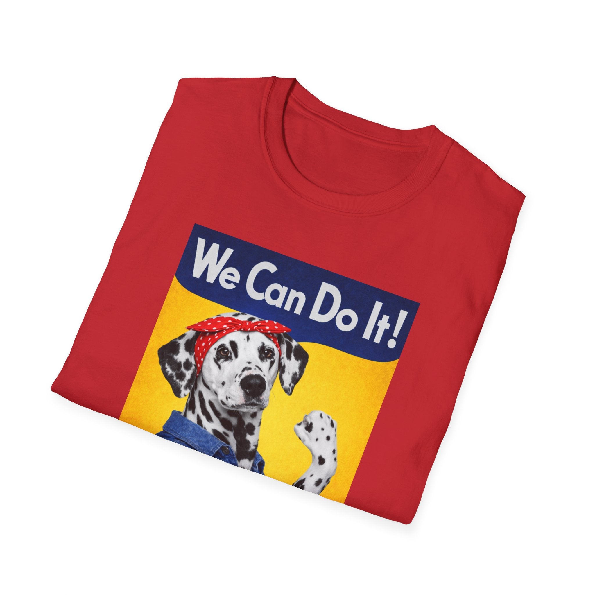 We Can Do It! Dalmatian Rosie the Riveter T-Shirt