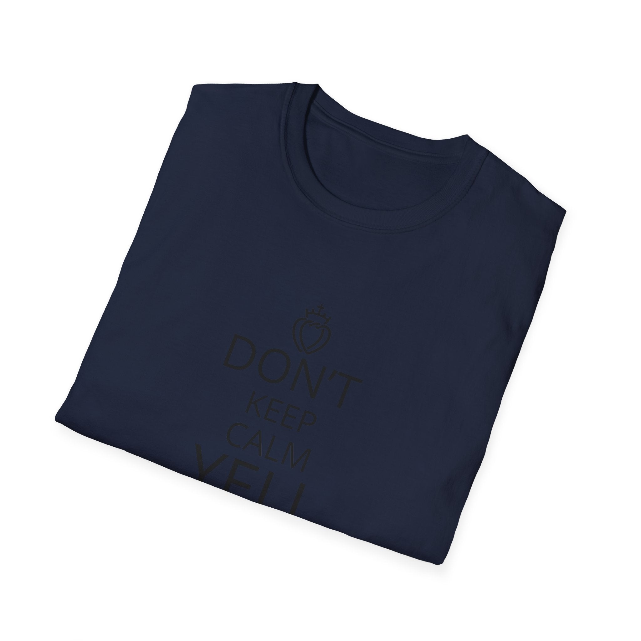 T‑Shirt — "Don’t Keep Calm, Yell Tally Ho!" Vintage hunt Slogan Tee