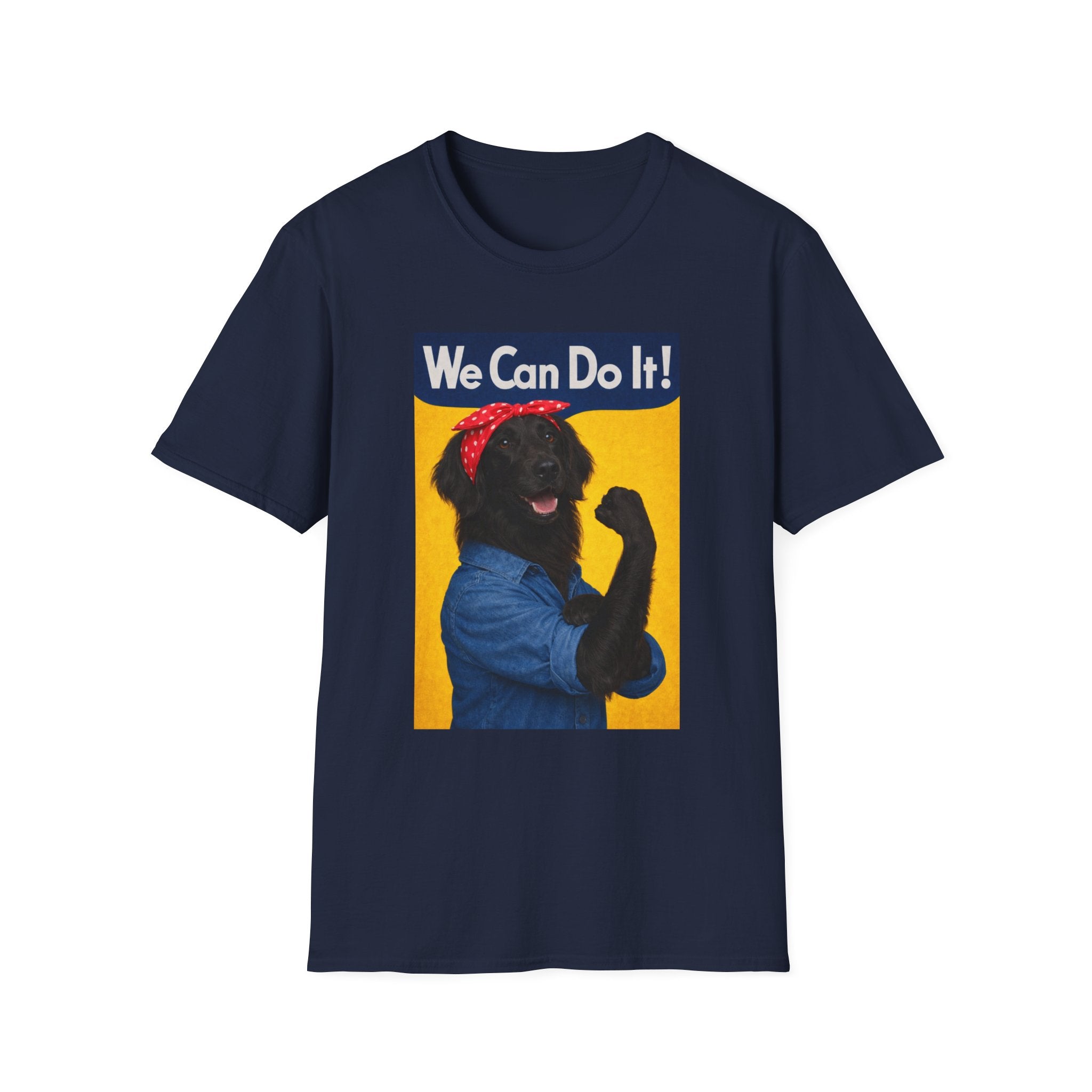 We Can Do It! Dog Rosie Riveter T-Shirt