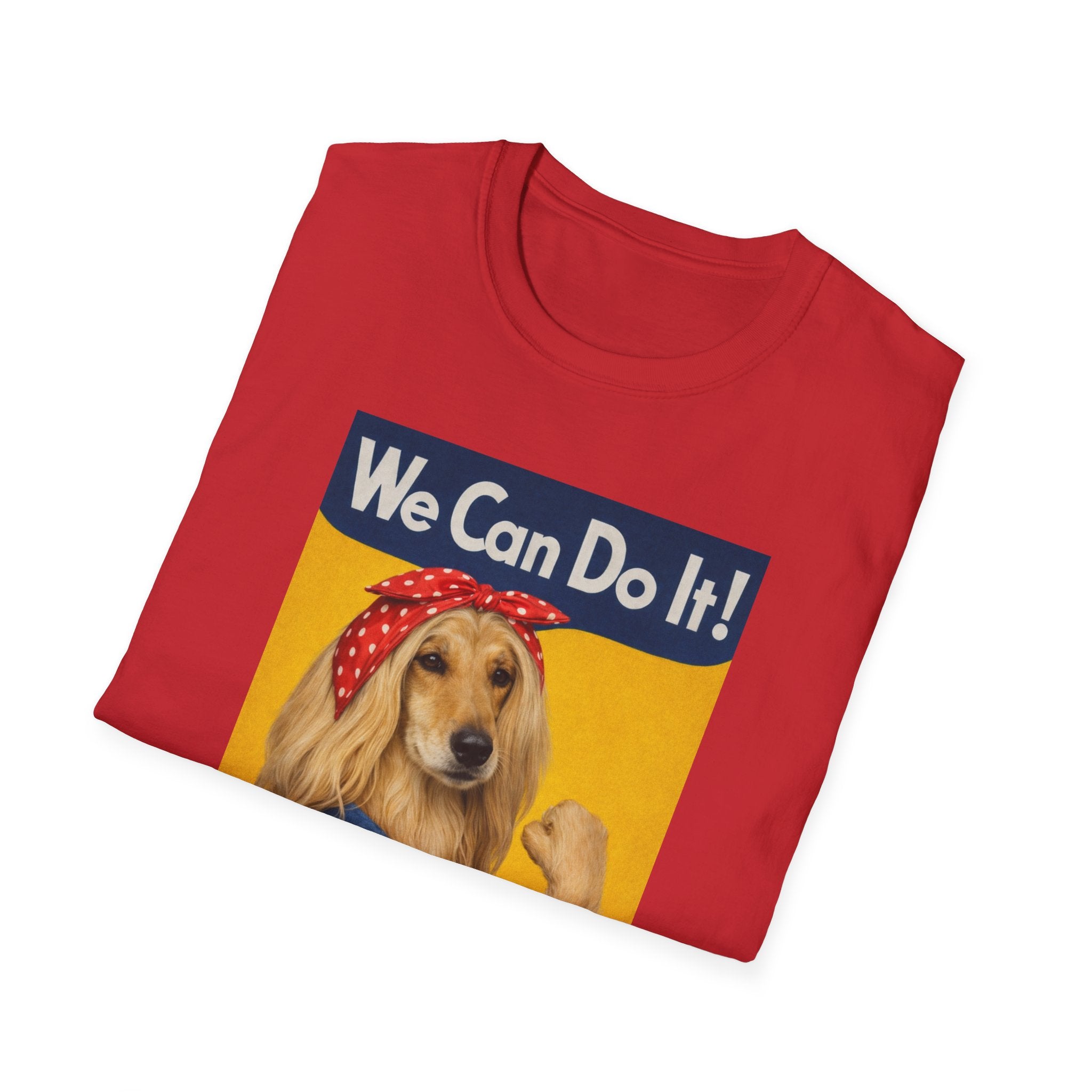 We Can Do It! Dog Rosie T-Shirt