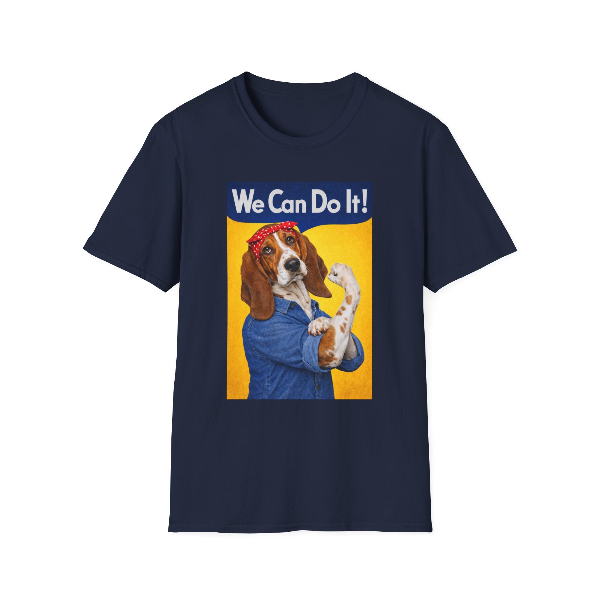 We Can Do It! Dog Rosie Riveter T-Shirt