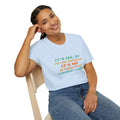 Funny Quote T-Shirt — "It's Me, Hi I'm the Problem" Retro Typography Tee