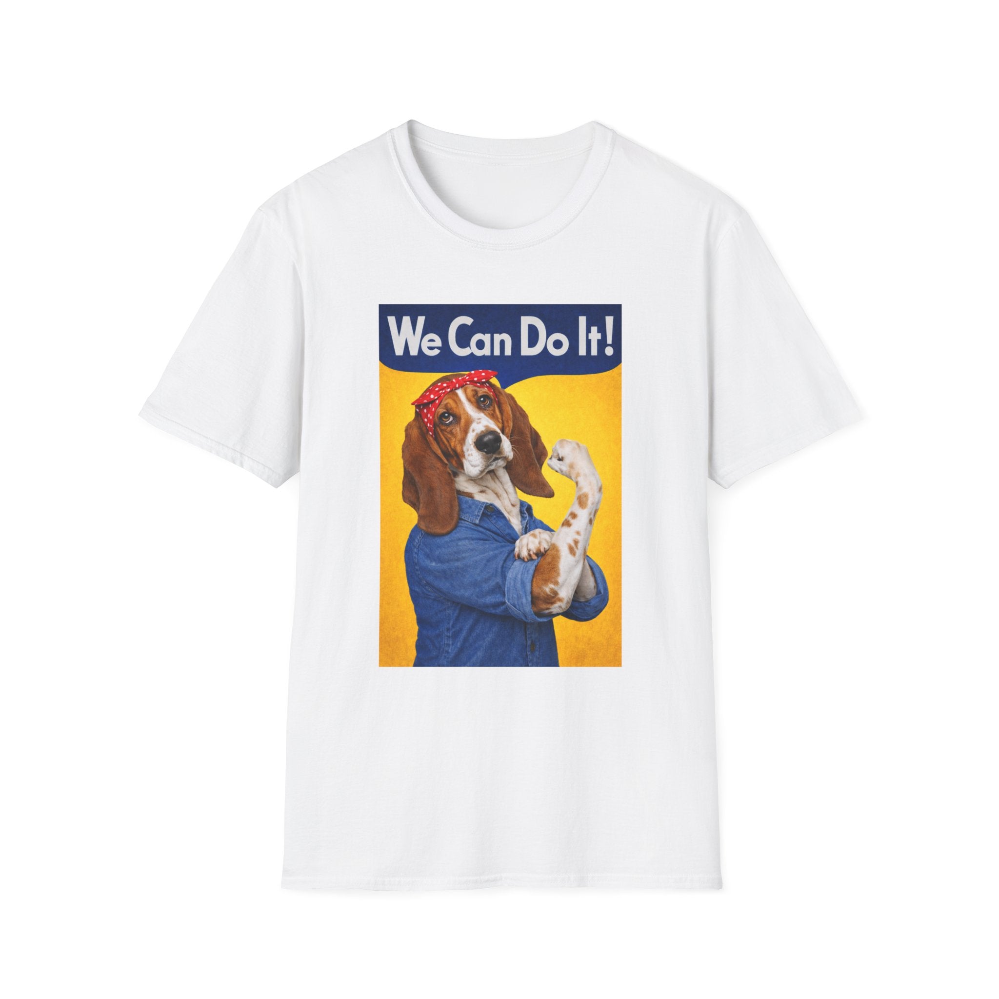 We Can Do It! Dog Rosie Riveter T-Shirt