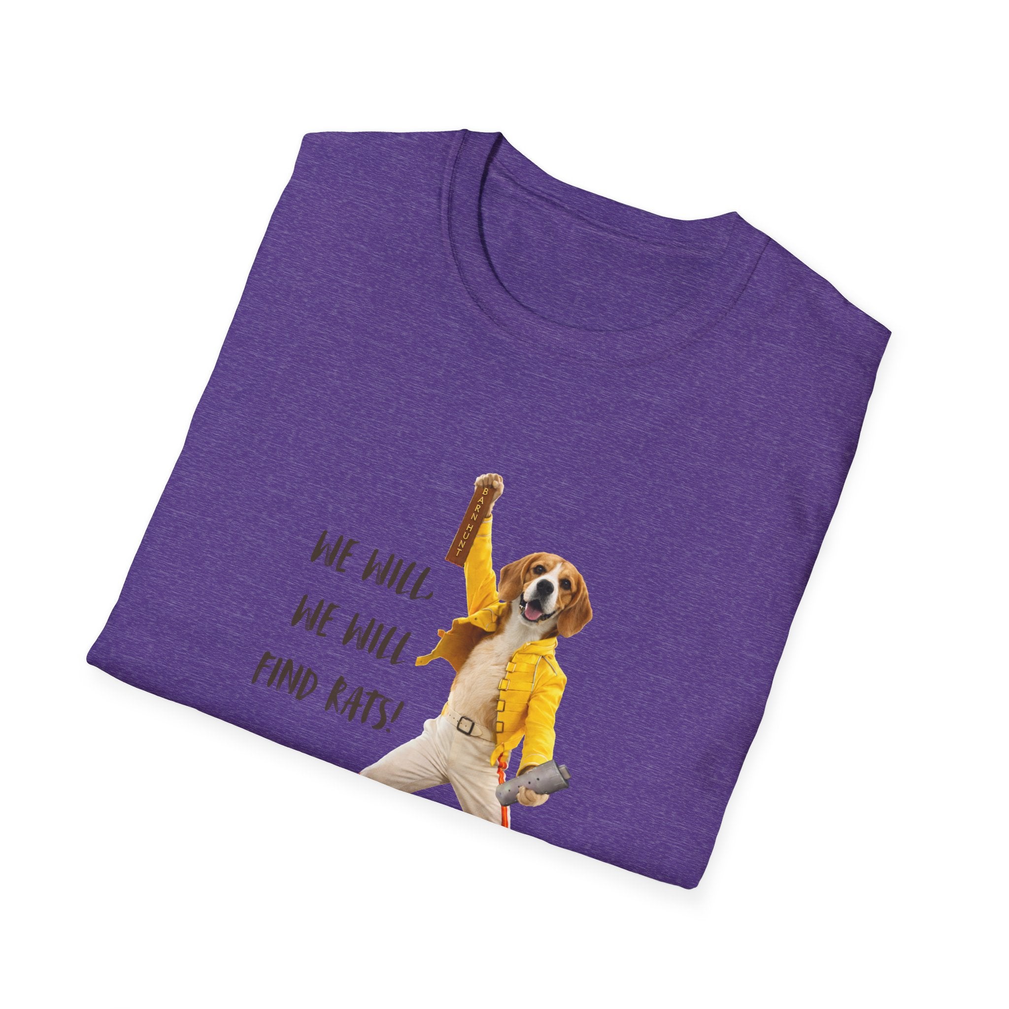 We Will, We Will Find Rats T-Shirt — Funny Dog Parody Tee