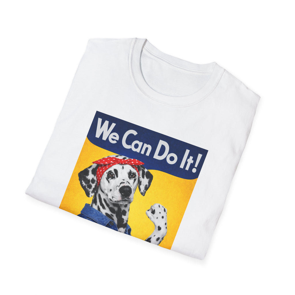 We Can Do It! Dalmatian Rosie the Riveter T-Shirt