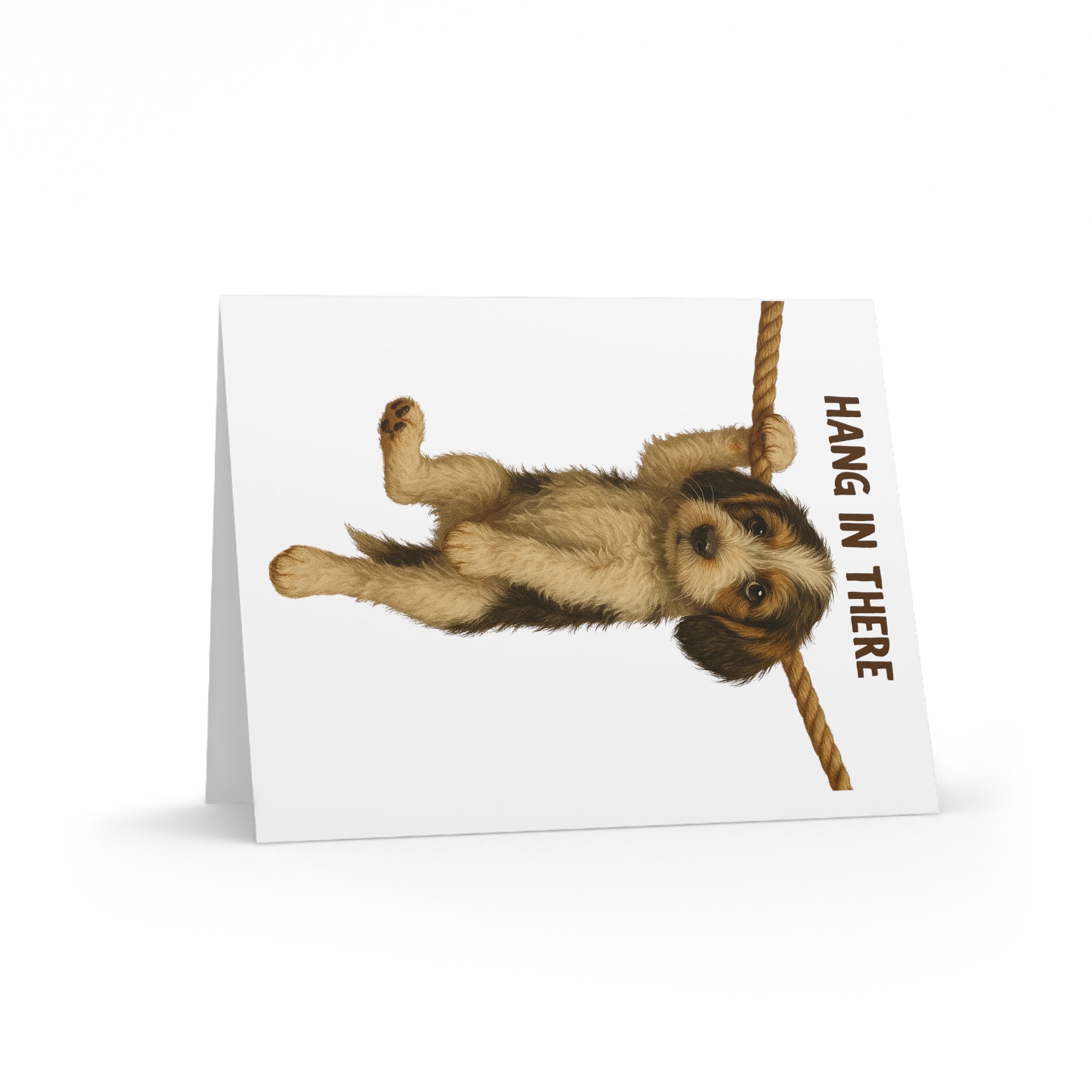 Hang In There Puppy Greeting Cards — Pack of 8/16/24 Encouragement Note Cards